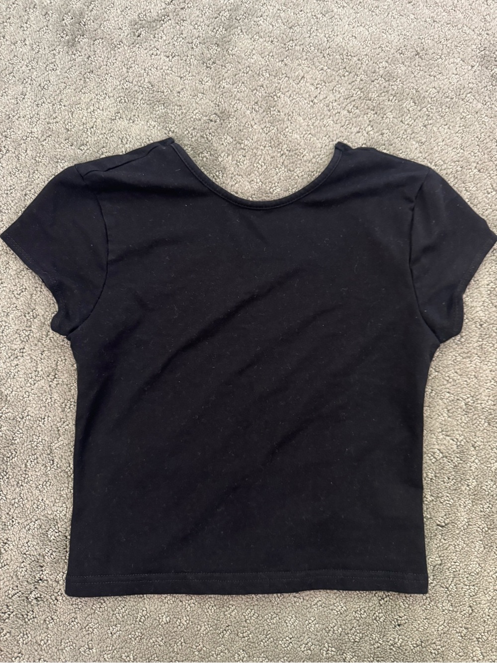 Edikted Black Short Sleeve Women's Tee